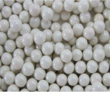 Zirconium silicate grinding beads
